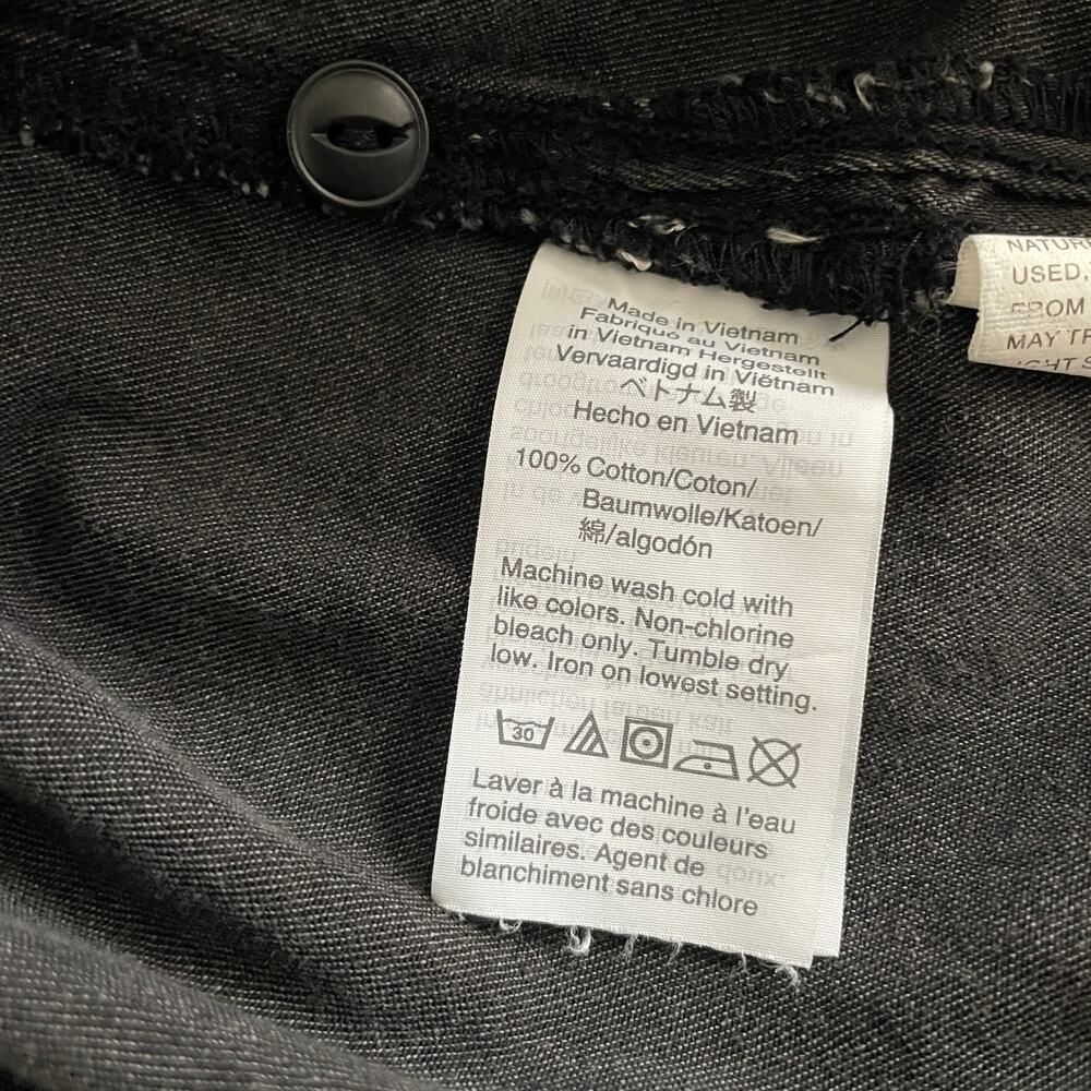 Madewell Denim Oversized Ex-Boyfriend Shirt - Size: XXS - Picture 5 of 5